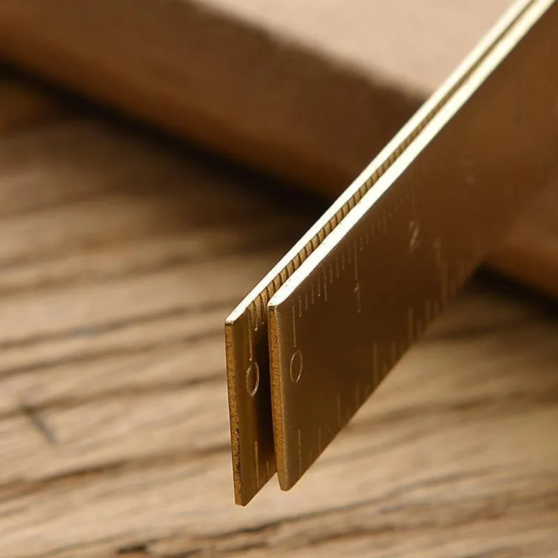 15 cm Gold & Rose Ruler