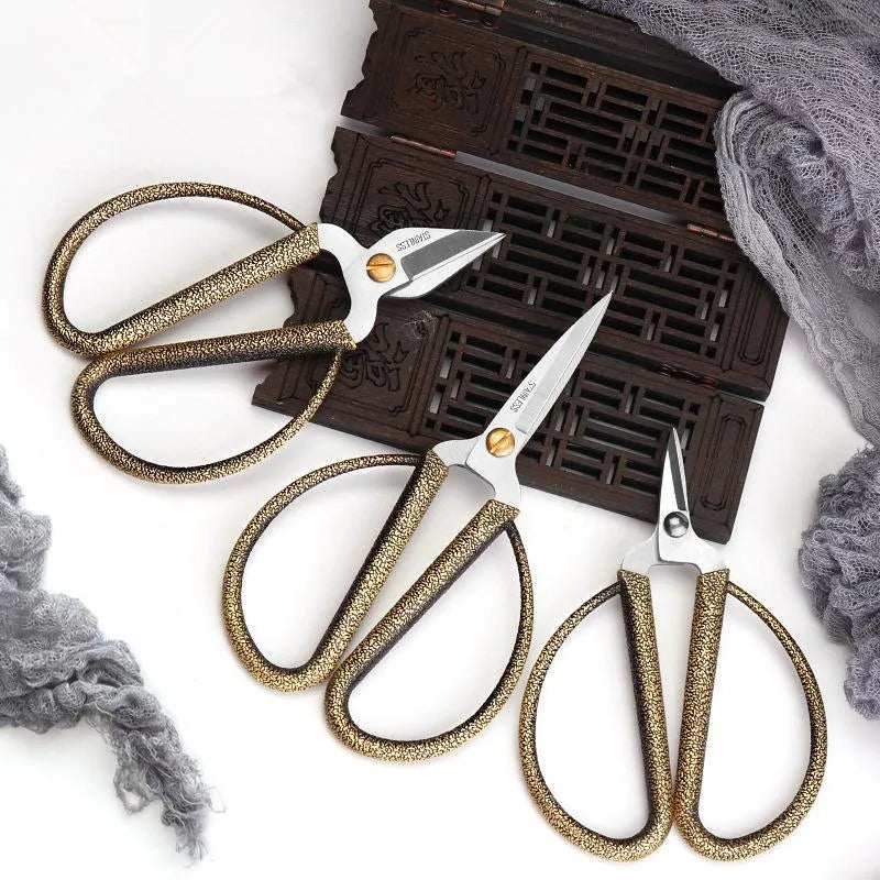 Bronze Zinc Vintage Scissor