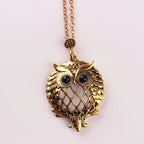 Vintage Magnifying Glass Golden Necklace
