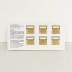 Brass Retro Bookmark