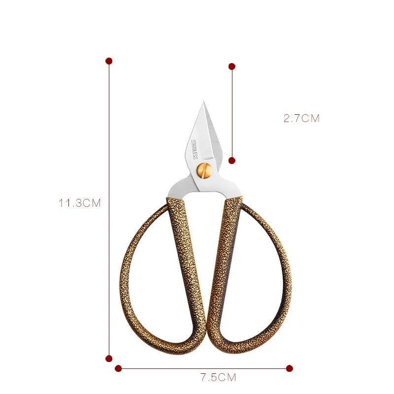 Bronze Zinc Vintage Scissor