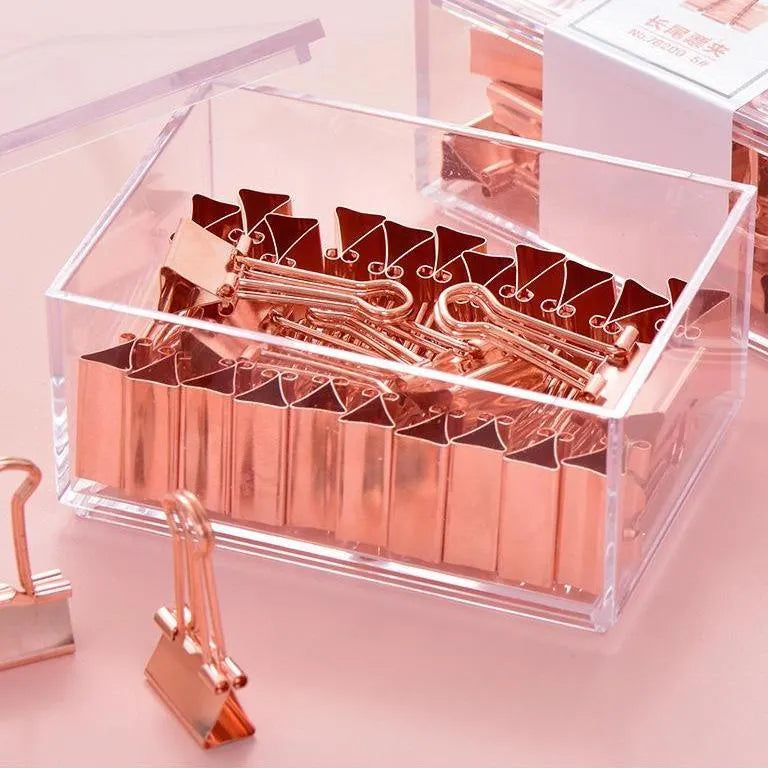 Rose Gold Clips
