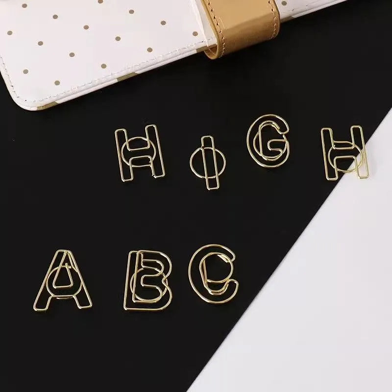 Gold Letter Clip
