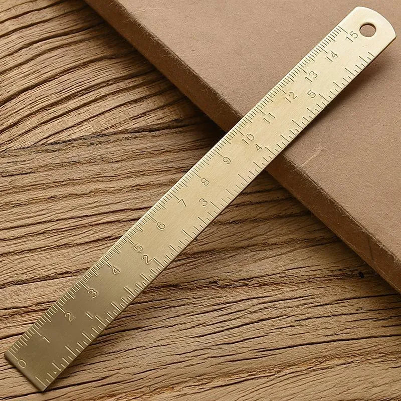 15 cm Gold & Rose Ruler