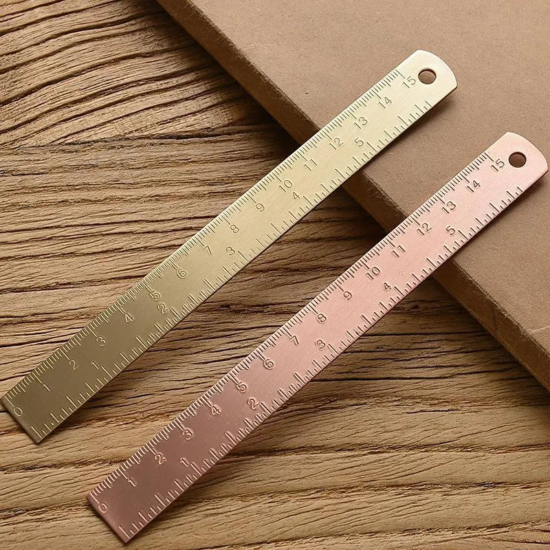 15 cm Gold & Rose Ruler