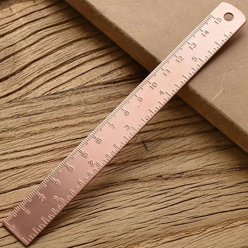 15 cm Gold & Rose Ruler