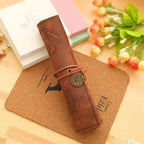 Vintage PU Leather Pencil Roll