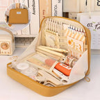 Creative Rigid Organizer Pencil Case with 8 Mesh Pockets