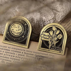 Charming Nature-Themed Bujo Clips – Durable Zinc Alloy