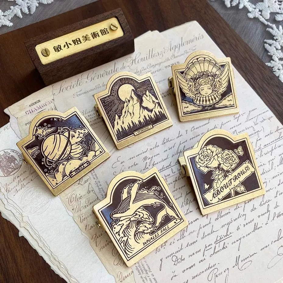 Vintage Brass Paper Clip