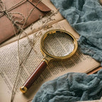 Retro 8X Handheld Magnifying Glass